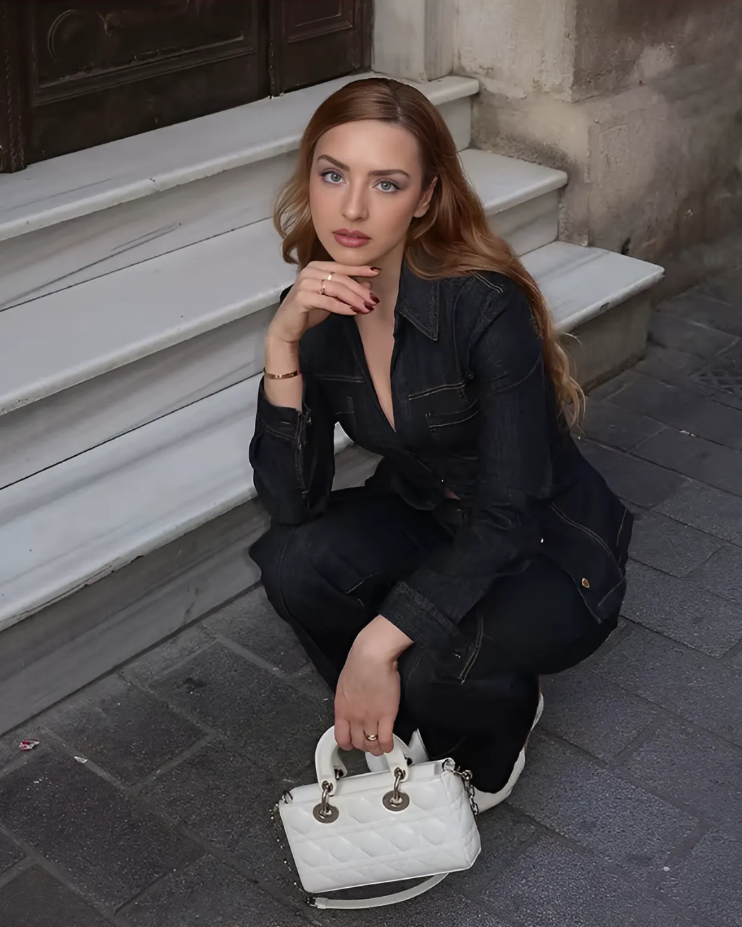 Denira | Elegantes Damen-Denim-Set aus Jacke und Hose