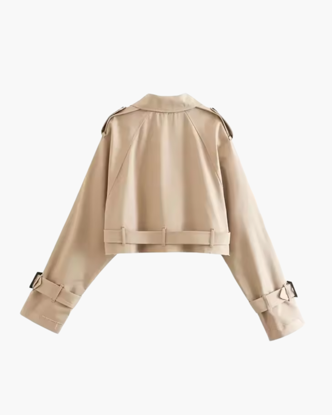 Viviana | Elegante Damen-Cropped-Jacke mit Gürtel