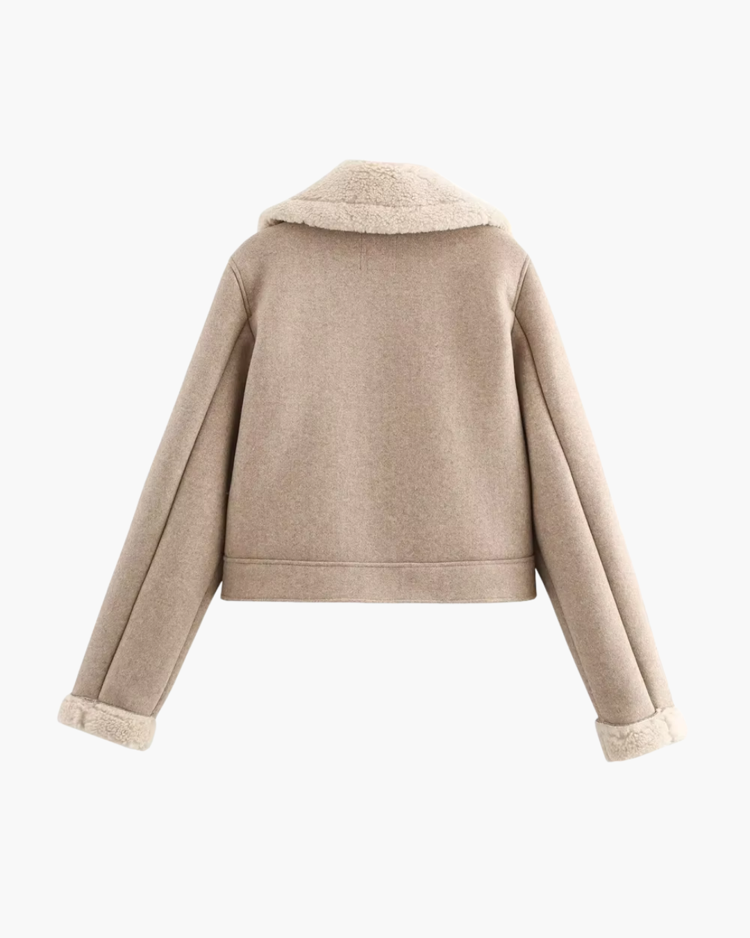 Elora | Elegante Minimalistische Damenjacke mit weichem Kragen