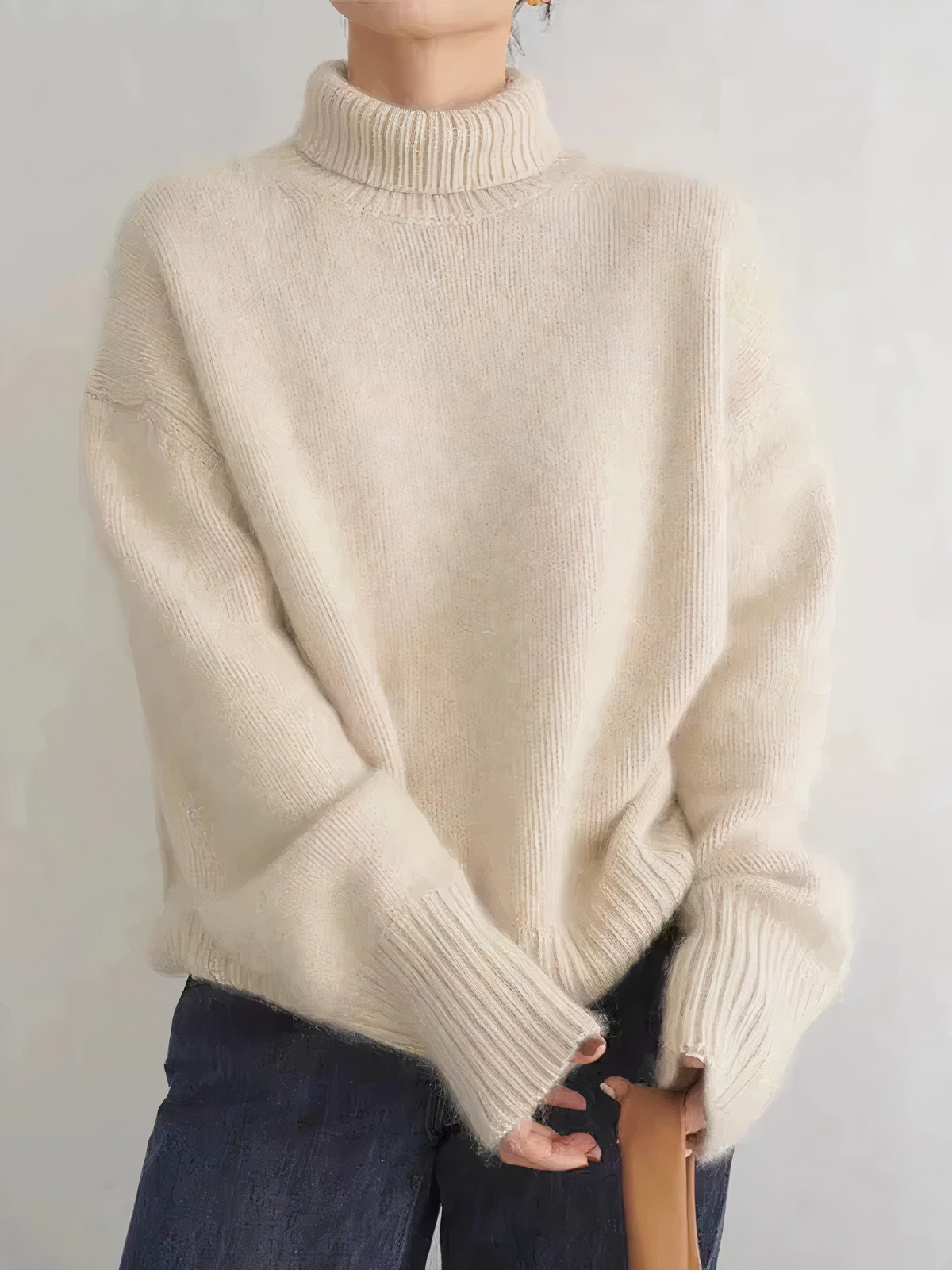 Alina | Eleganter Rollkragenpullover
