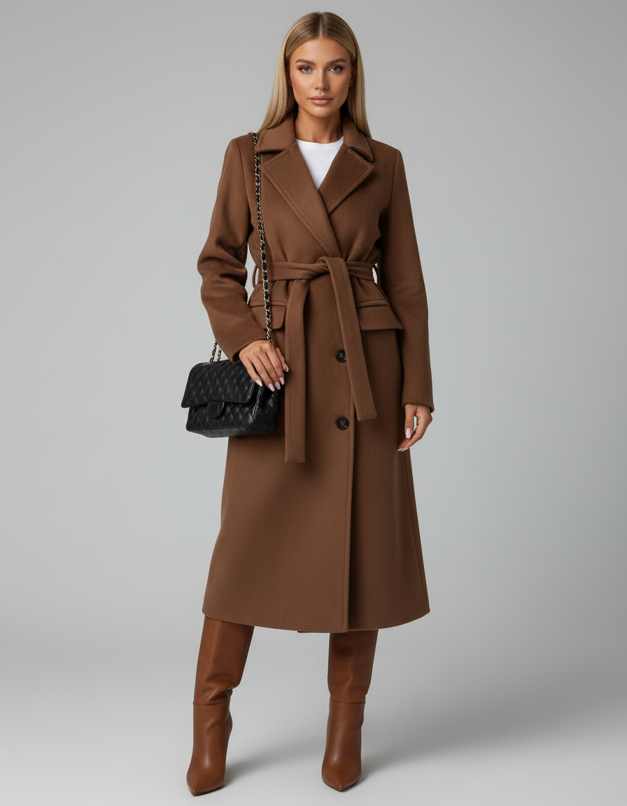 Adelina | Eleganter Damen-Wintertrenchcoat